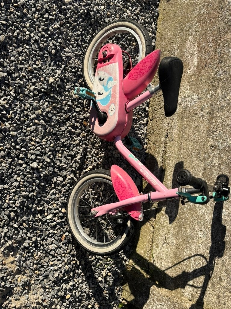 Kinderfiets b-twin 14 inch, Fietsen en Brommers, Ophalen, Zo goed als nieuw, Minder dan 16 inch, B-Twin