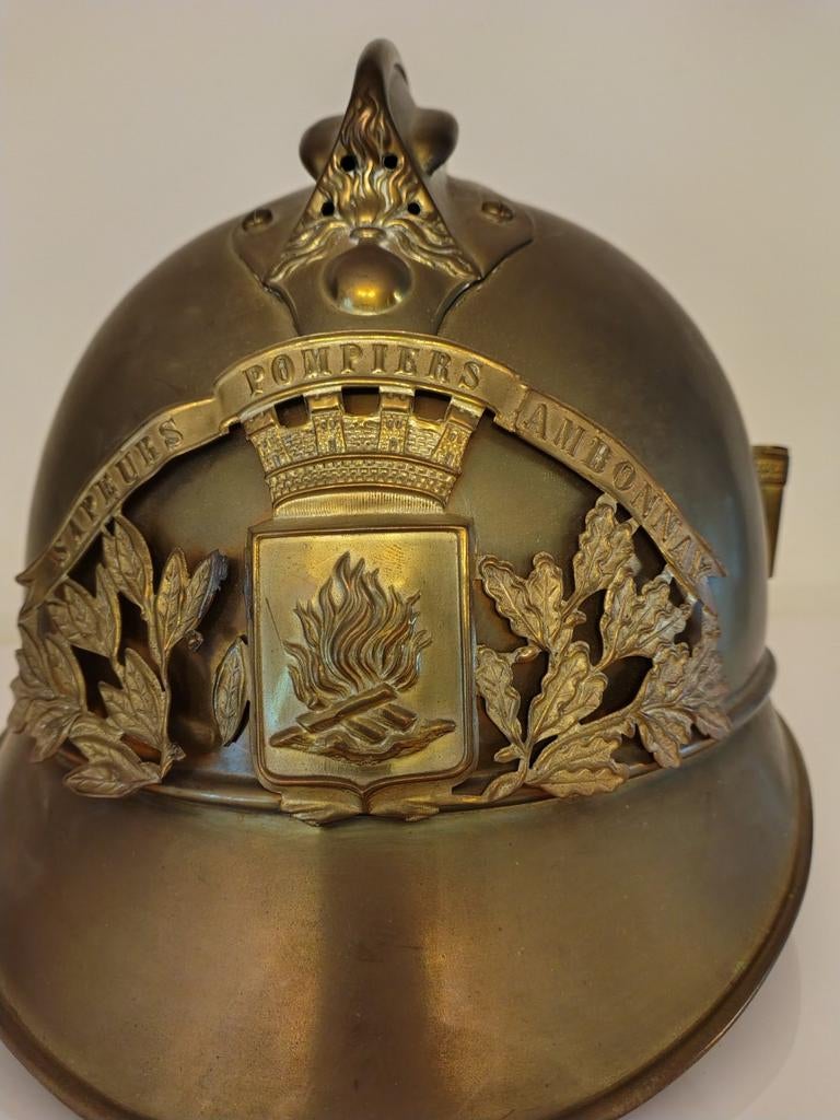 Messing Helm brandweer, Verzamelen, Ophalen of Verzenden