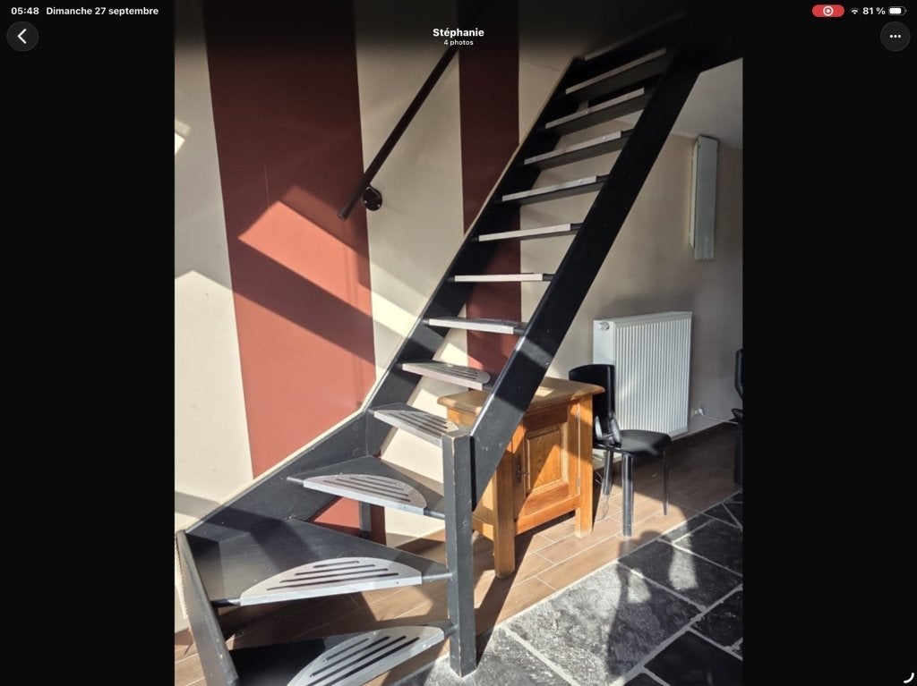 escalier, Enlèvement, Utilisé, Escalier