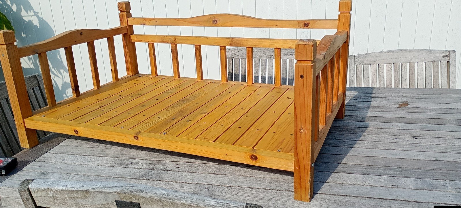 hondenbed, Ophalen