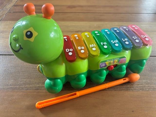 zing en leer xylofoon - rups - merk VTECH, Kinderen en Baby's, Ophalen, Zo goed als nieuw, Taal en Lezen, Met geluid
