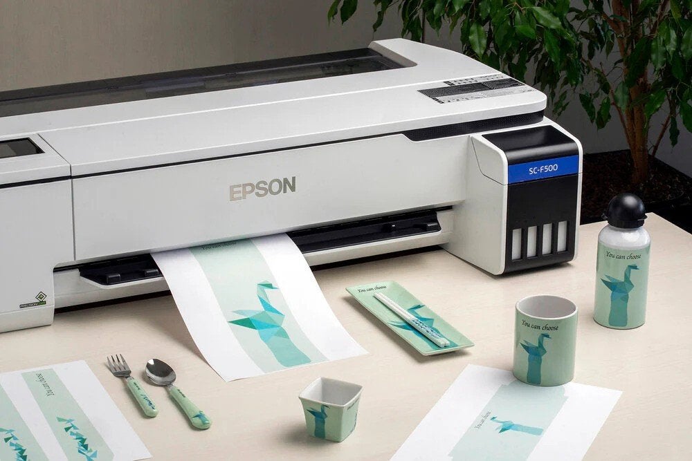 Epson SC-F500 A4/A3+ sublimatieprinter, Computers en Software, Printers, Gebruikt, Printer, Inkjetprinter, Kleur printen, Zwart-en-wit printen