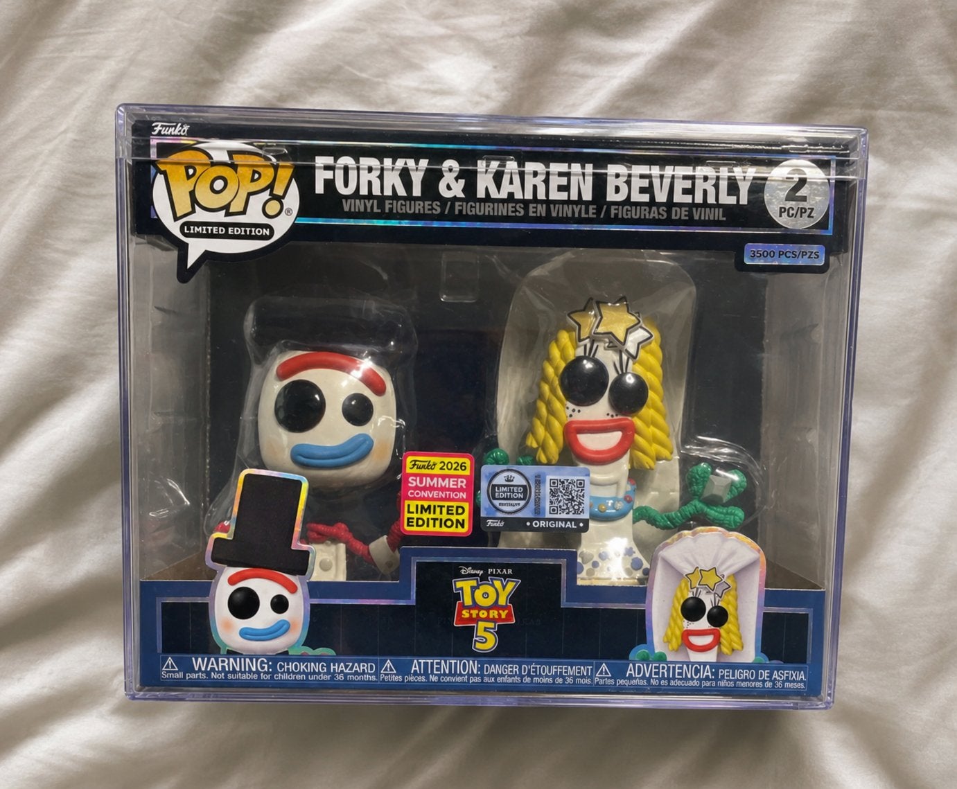 Funko Pop! FORKY & KAREN BEVERLY 2-Pack[ 3500 Exemplaires], Enlèvement ou Envoi, Neuf