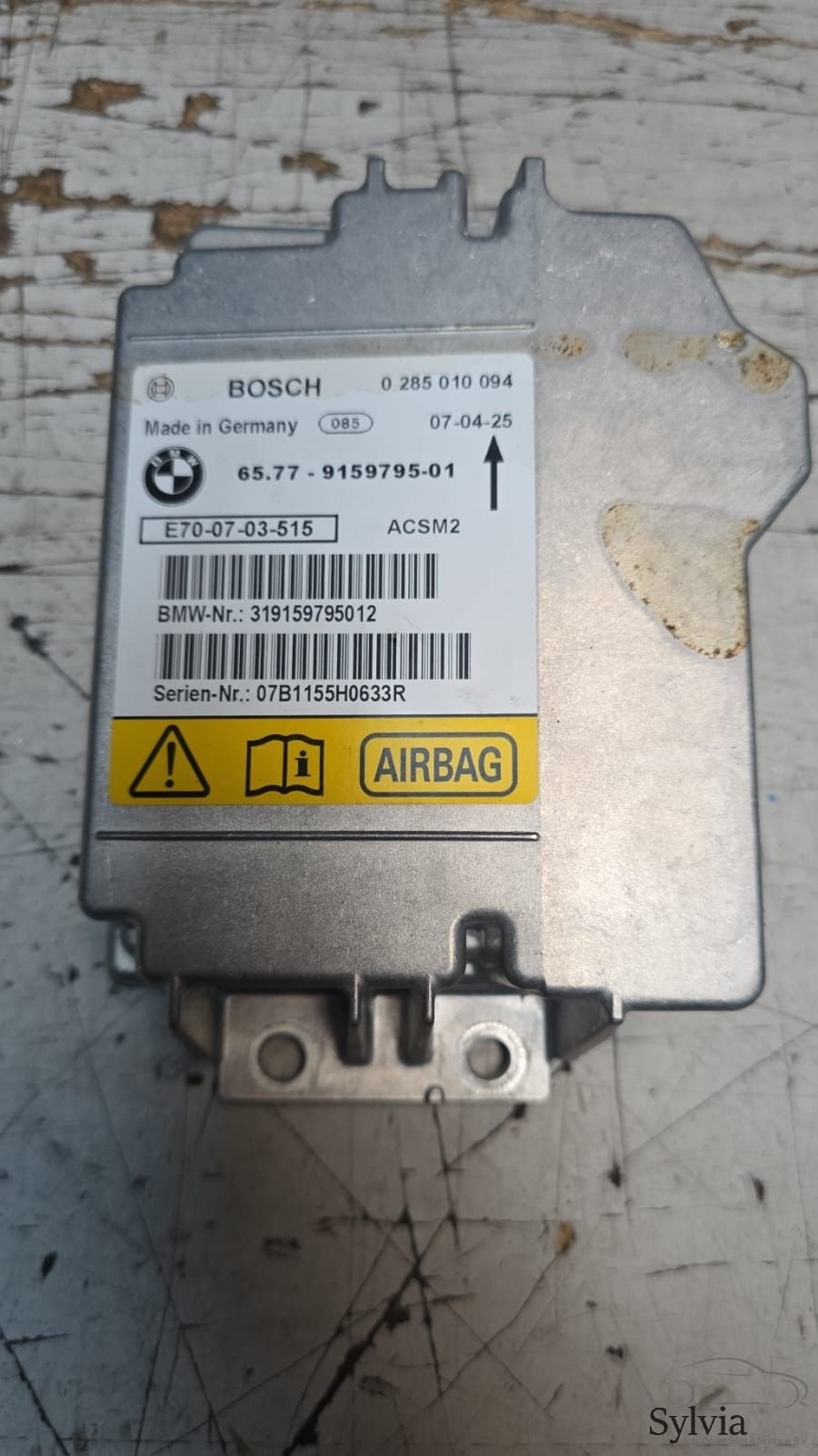 Airbag module BMW X5 E70 65779159795 9159795, -, Utilisé, -, -