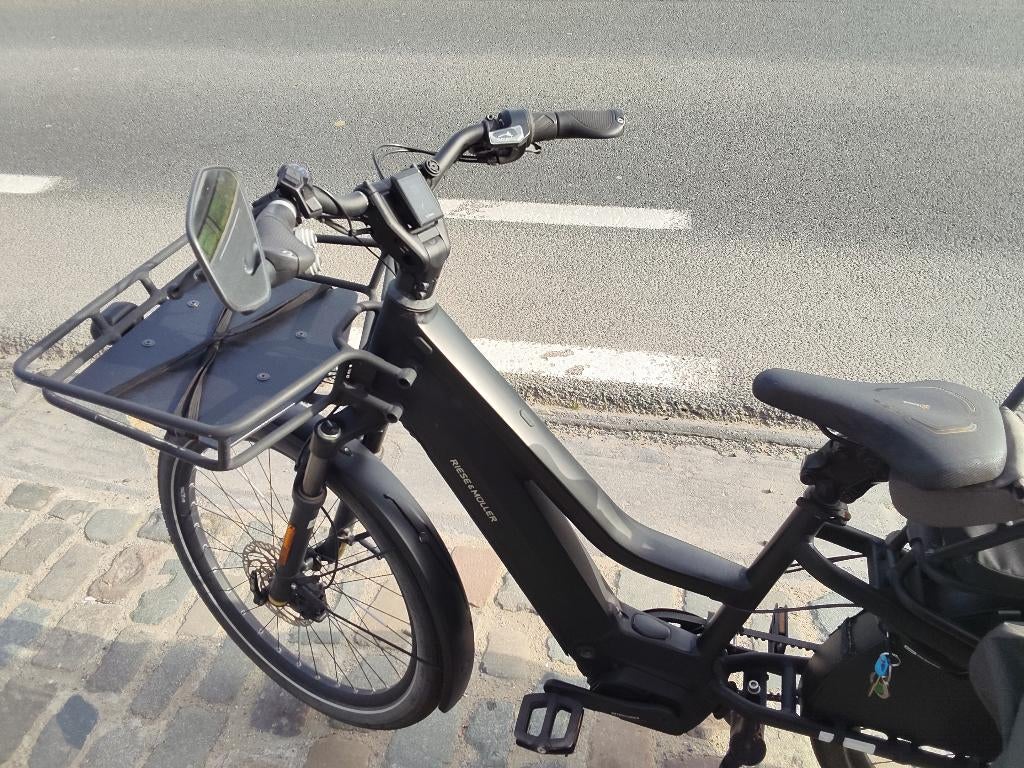 Longtail Riese & Muller - multicharger mixte gt weinig km's, Enlèvement, Utilisé, 30 à 50 km par batterie, Riese & Müller