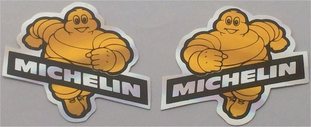 Michelin metallic sticker set #46, Motoren, Accessoires | Stickers, Verzenden