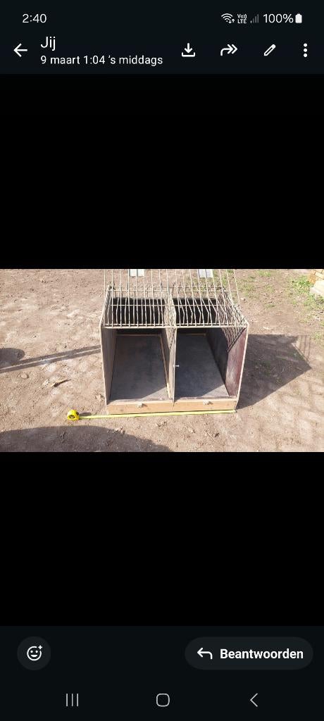 Bench, Dieren en Toebehoren, Hondenbenches, Ophalen, Gebruikt