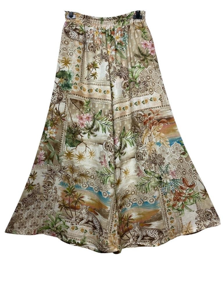 Jupe-Culotte 100% LIN, Vêtements | Femmes, Culottes & Pantalons, Neuf, Taille 42/44 (L), Rose, Longs, Envoi