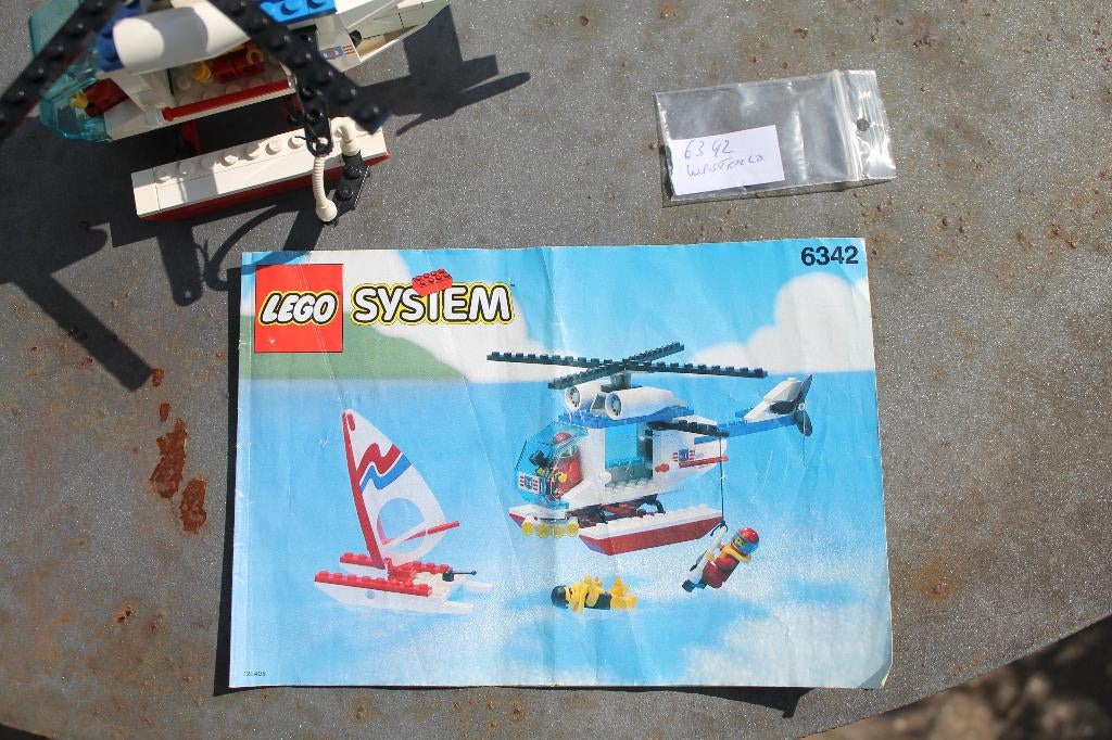 Lego 6342 Beach Rescue Chopper, Kinderen en Baby's, Speelgoed | Duplo en Lego, Ophalen of Verzenden, Gebruikt, Complete set, Lego