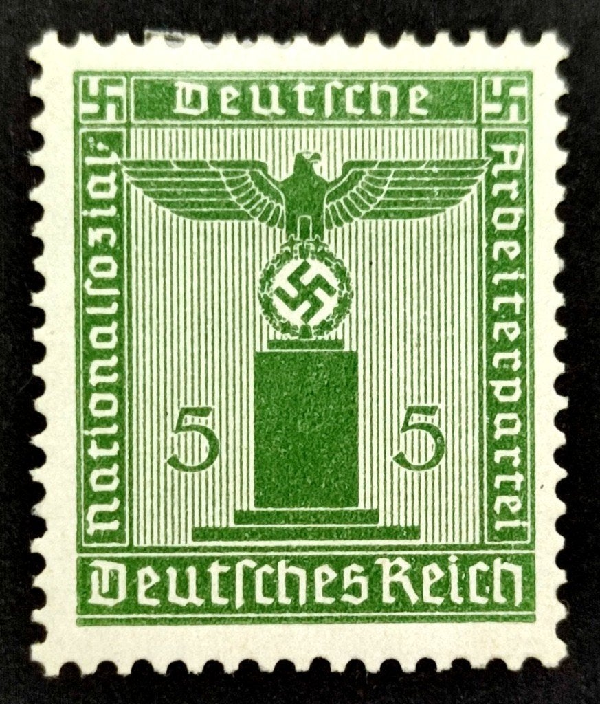 Deutsches Reich: NSDAP zegel uit 1942, Postzegels en Munten, Postzegels | Europa | Duitsland, Ophalen of Verzenden, Overige periodes