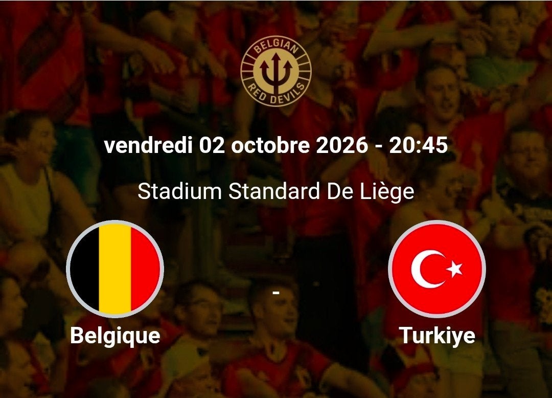 2 place (150/place) pour le match de nations league Belgiqu, Tickets & Billets, Sport | Football