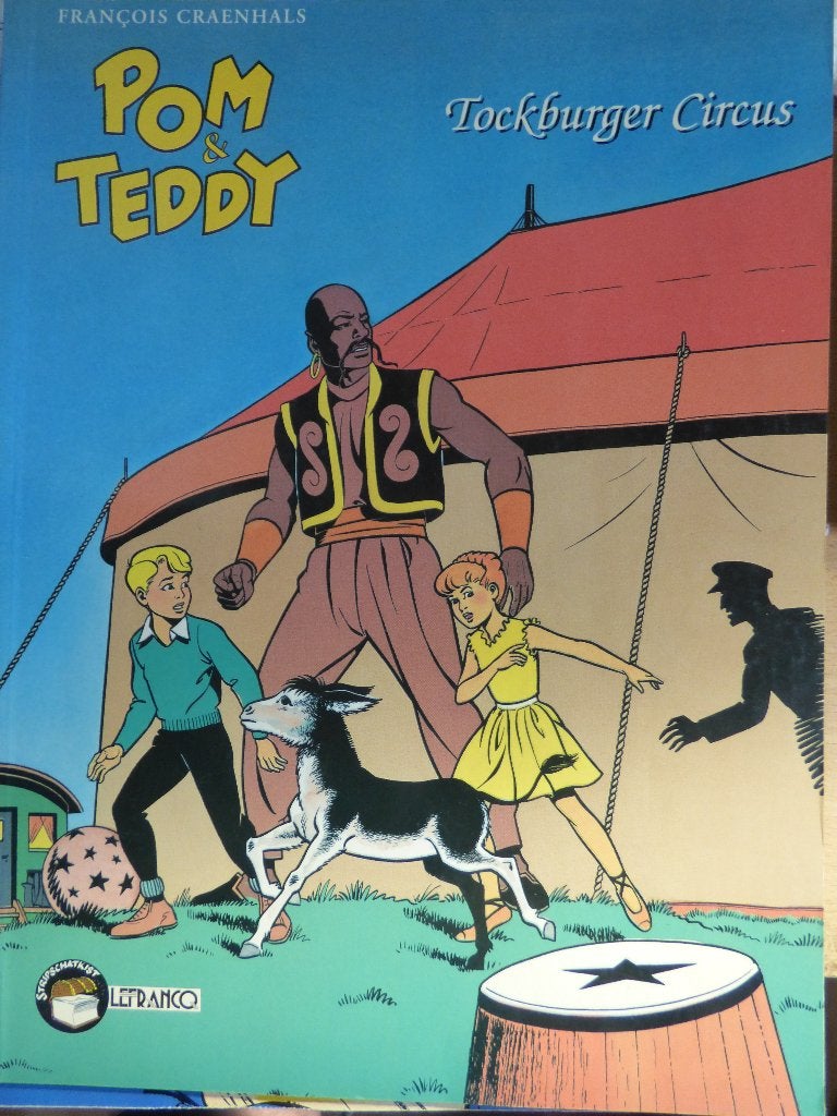 pom & teddy , tockburger circus  ,    softcover, Boeken, Ophalen of Verzenden