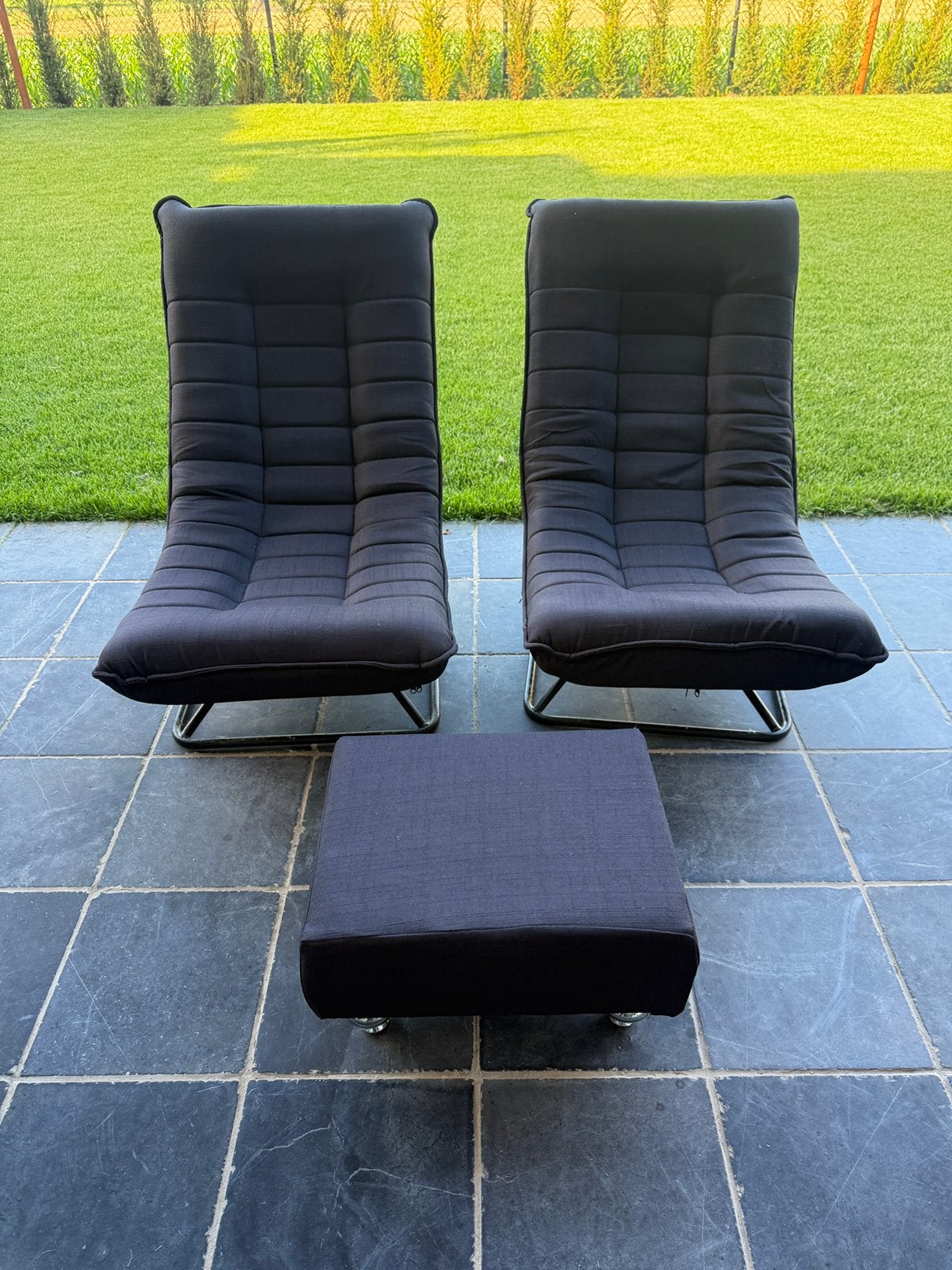 Verstelbare ligstoelen, Huis en Inrichting, Stoelen, Ophalen, Zo goed als nieuw