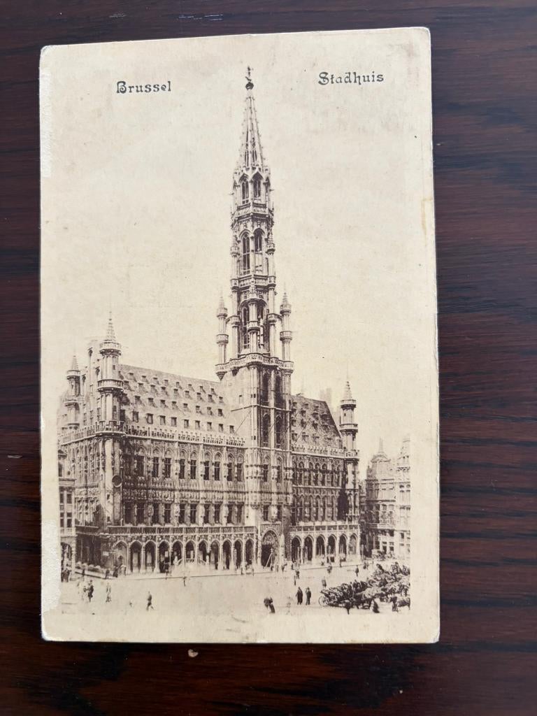 Ansichtkaart Brussel, Verzamelen, Ophalen of Verzenden