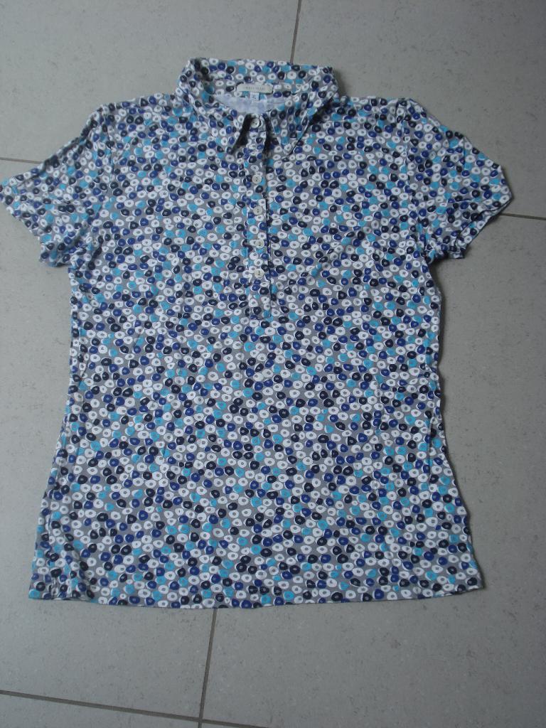 Liberty Island polo, dames. mt XL, Kleding | Dames, Blauw, Maat 46/48 (XL) of groter, Ophalen of Verzenden, Korte mouw