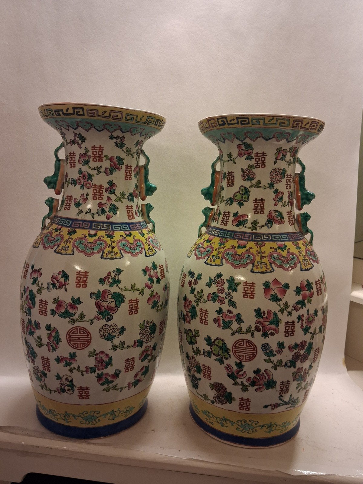 Chinese vasen te koop  in goede staat grote 47 cm, Ophalen