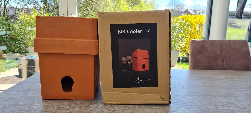 Refroidisseur cubi de vin  en terre cuite 5L NEUF, Autres types, Enlèvement ou Envoi, Neuf, Pierre/céramique