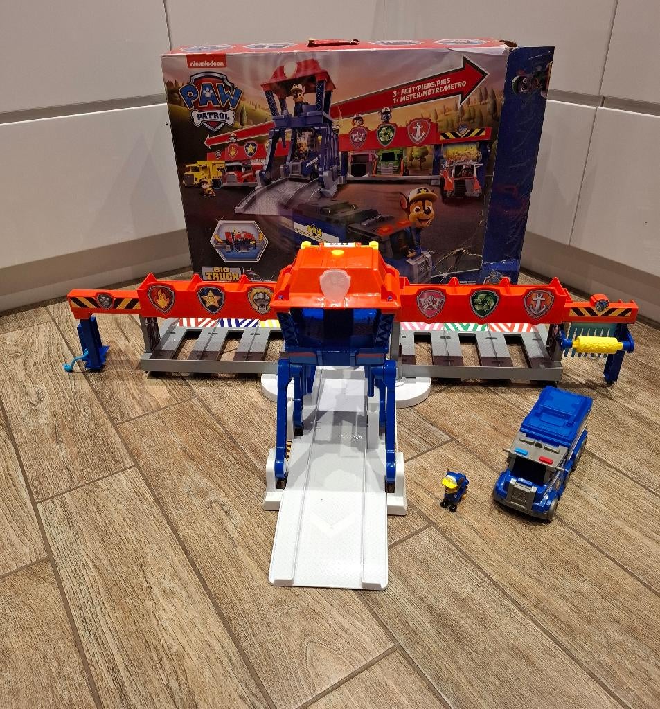 Paw Patrol Truck Stop (groot), Kinderen en Baby's, Speelgoed |Speelgoedvoertuigen, Ophalen, Zo goed als nieuw