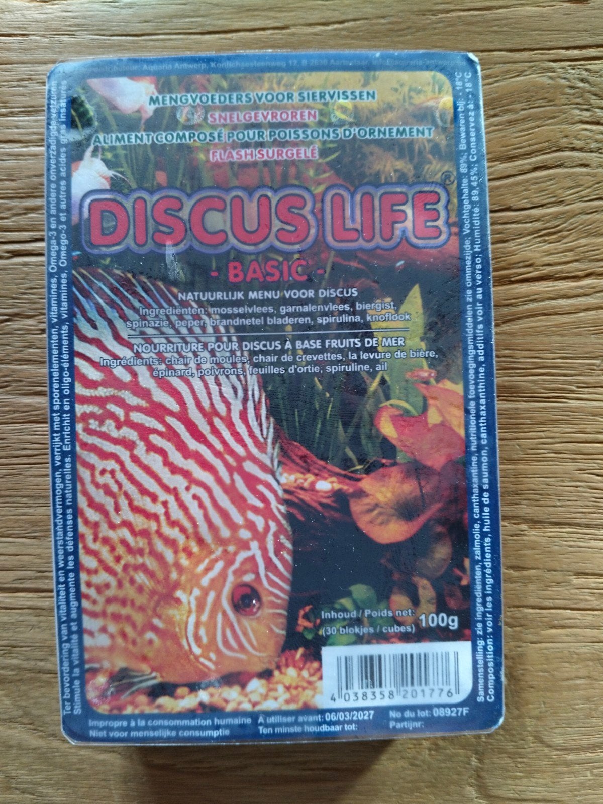 Discusvoer, Ophalen