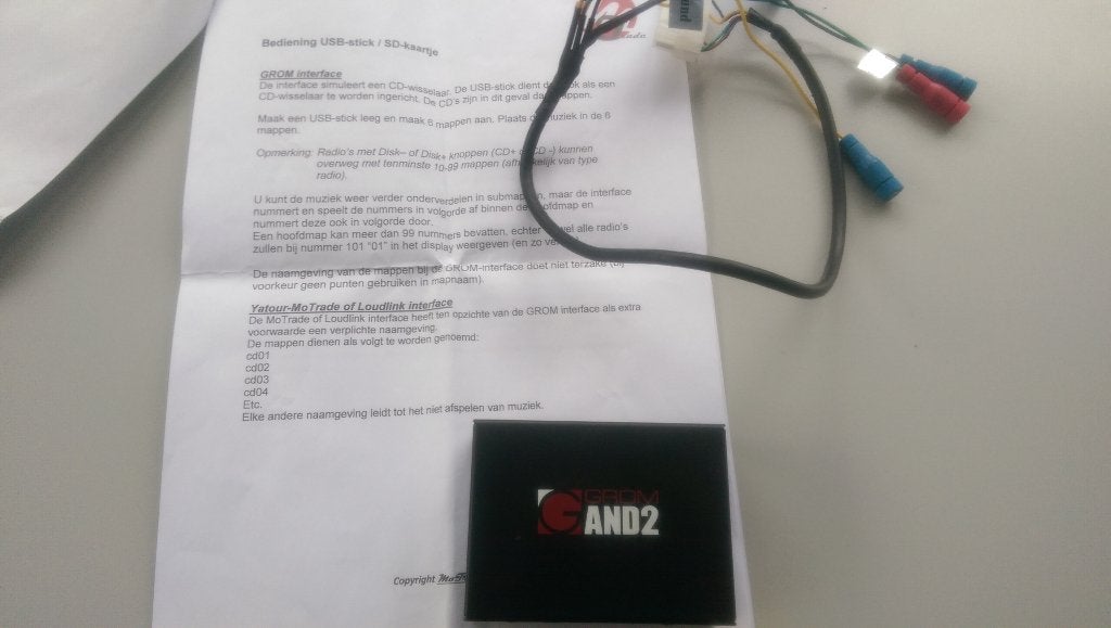 BMW USB radio e46 plug, Ophalen, Zo goed als nieuw