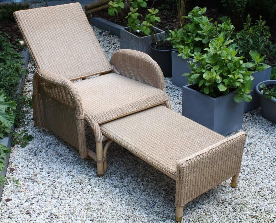 Lloyd Loom tuinbed-tuinstoel, Ophalen