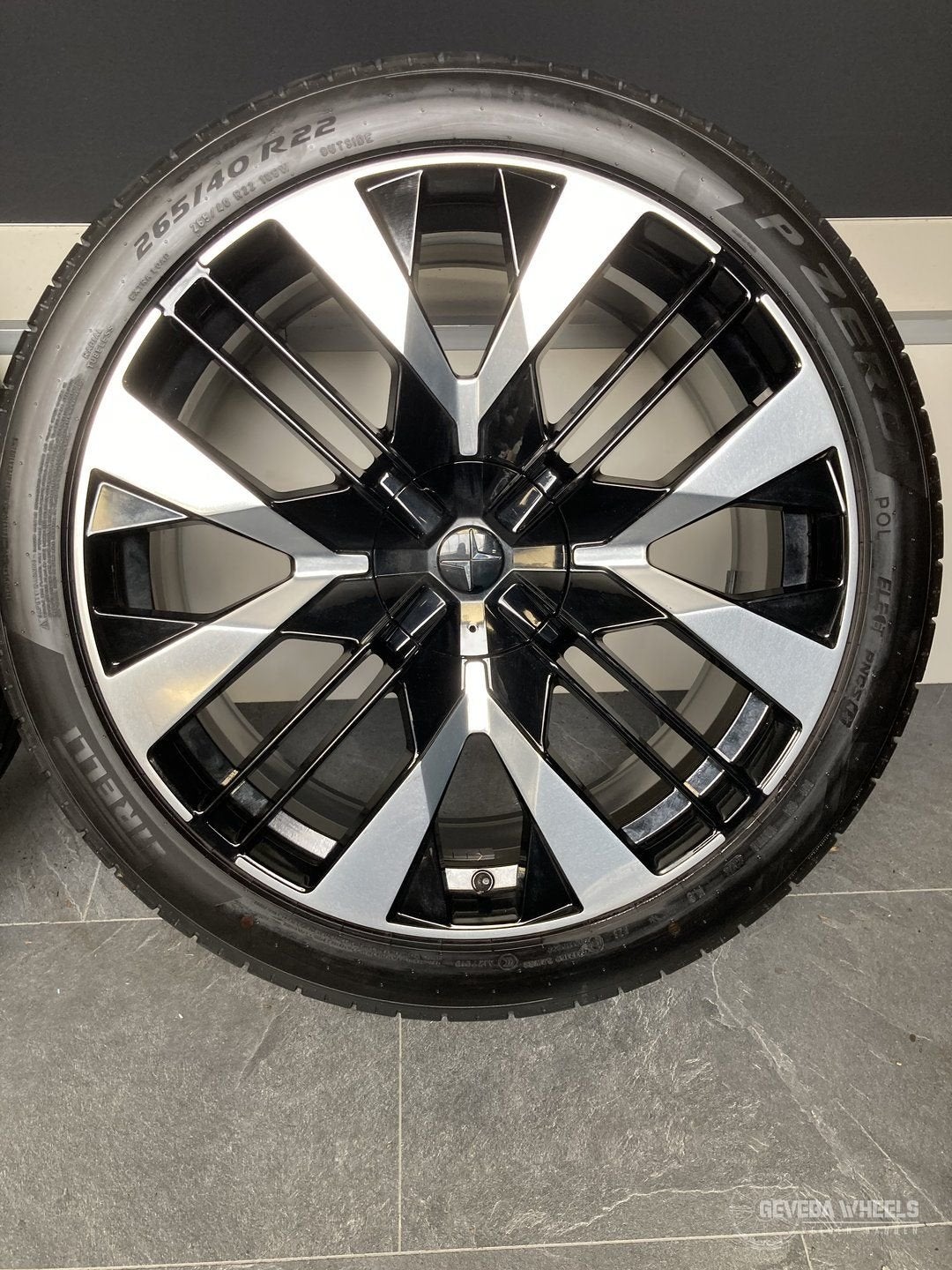 22” originele Polestar 4 velgen + banden 5x108 80012656, Auto-onderdelen, Gebruikt, -, 265 mm, -