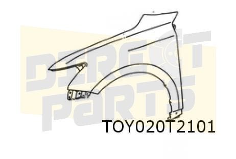 Lexus CT200h voorscherm Links (3/11-1/18) Origineel! 5380276, -, Verzenden, -, Nieuw