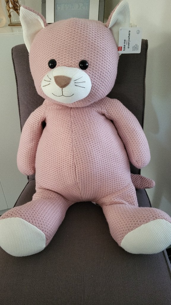 Oudroze knuffel, Kinderen en Baby's, Speelgoed | Knuffels en Pluche, Ophalen, Hema, Middelgroot (20 tot 80 cm), Roze