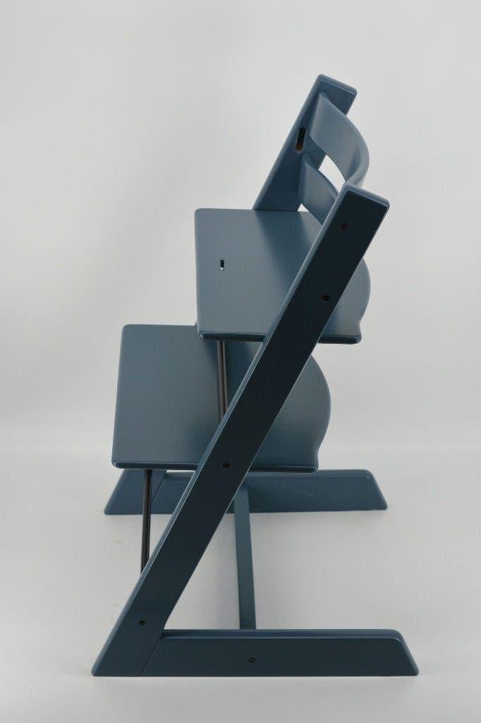 Stokke TrippTrapp Fjord Blue– Refurbished Tripp Trapp, Ophalen of Verzenden, Zo goed als nieuw, Meegroeistoel, Aanschuifbaar