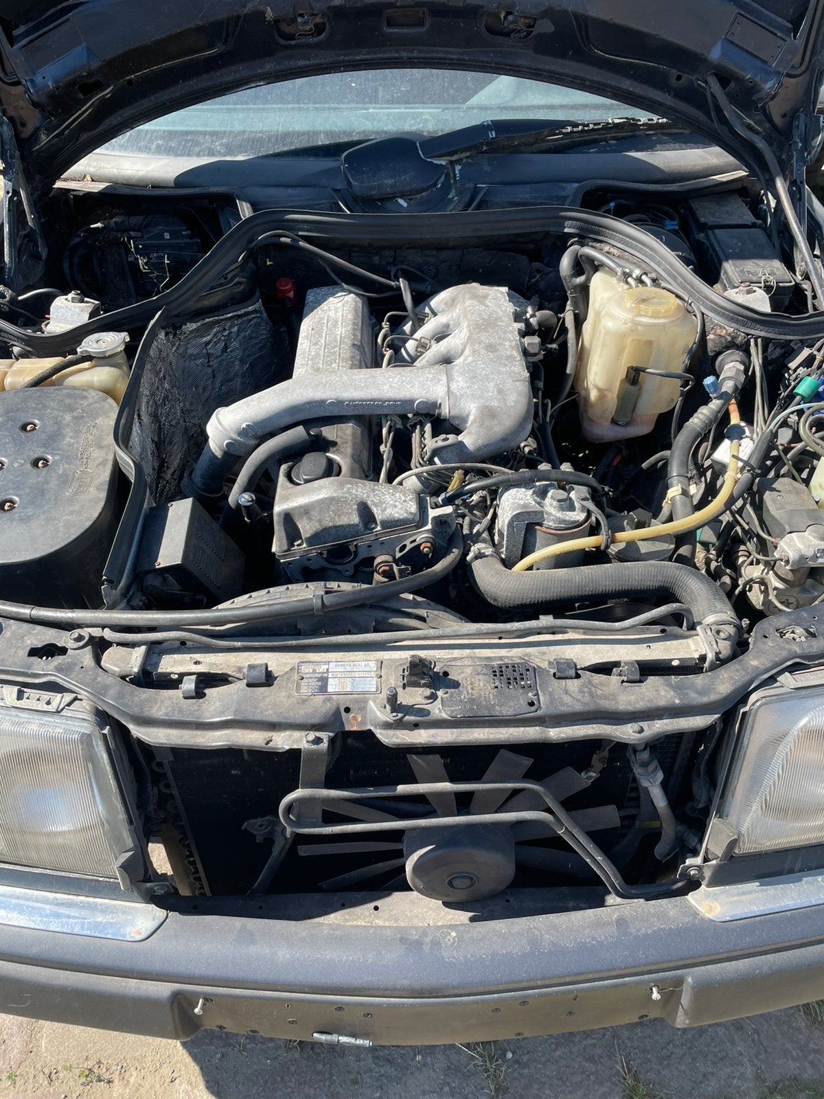 Mercedes w124 300td, Enlèvement