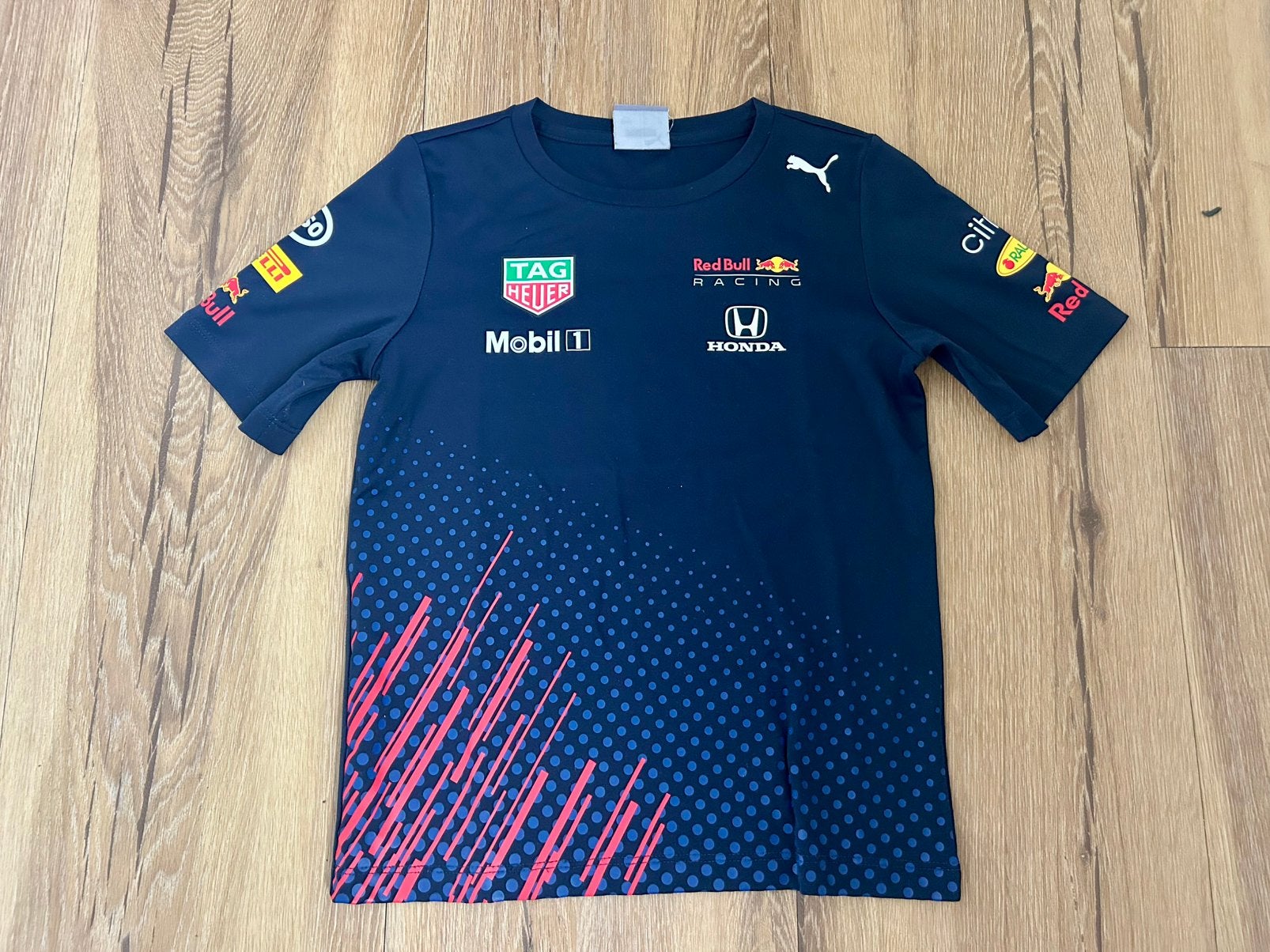 T-shirt Redbull Racing F1, Enlèvement ou Envoi, Comme neuf, Garçon, Vêtements de sport ou Maillots de bain