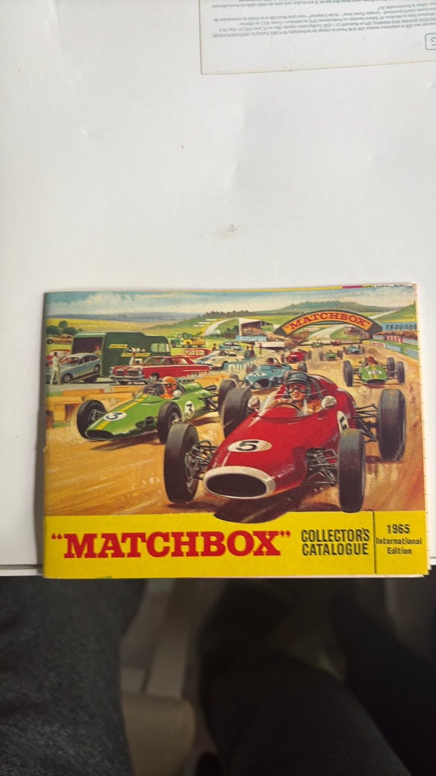 auto’s catalogus matchbox 1965, Livres, Enlèvement, Comme neuf