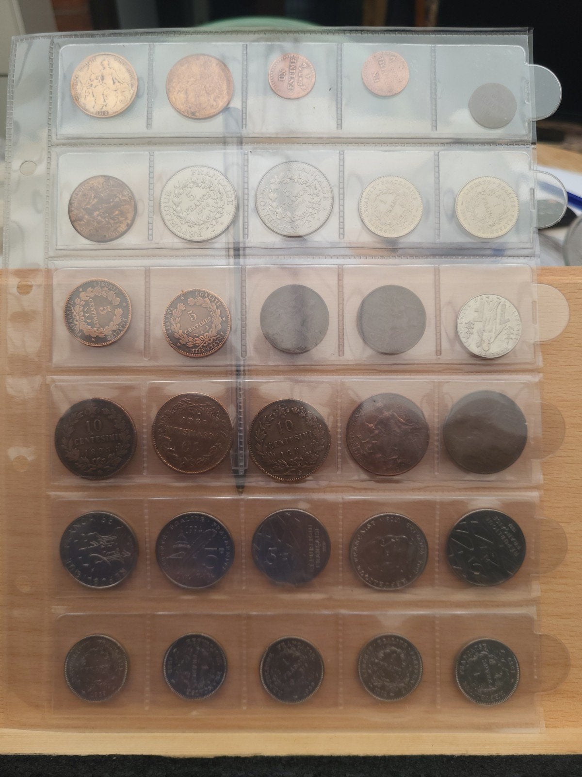 lot munten frankrijk, Postzegels en Munten, Ophalen