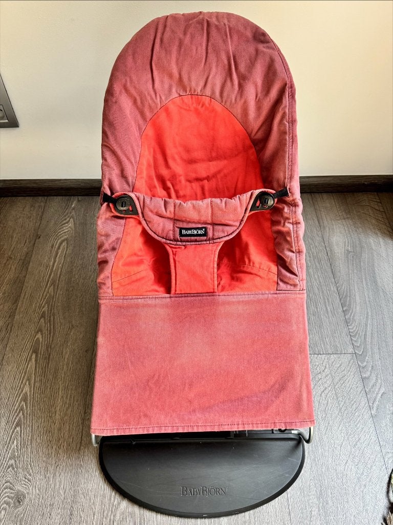 Wipstoel BabyBjorn met 2 hoezen, Enlèvement, Utilisé, Chaise rebondissante