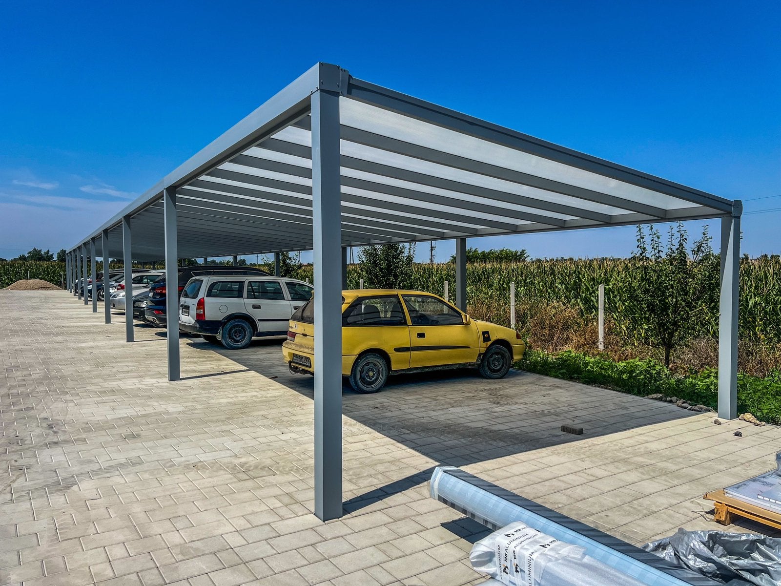 Carport, overkapping, veranda, etc. Met montage, Ophalen, Nieuw