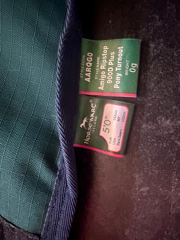 Amigo Ripstop 900D plus Pony 0gram maat 100/152, Ophalen of Verzenden, Zo goed als nieuw, Deken