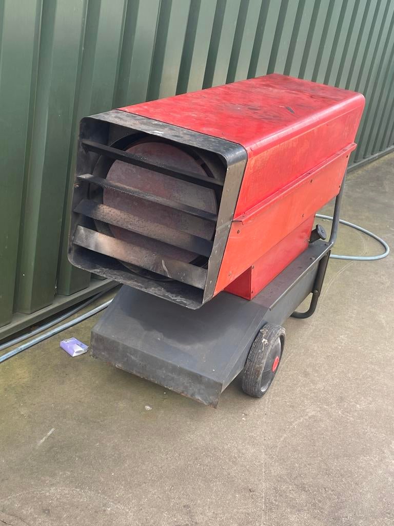 Mobiele werkplaats heater – moet snel weg, Ophalen, Zo goed als nieuw