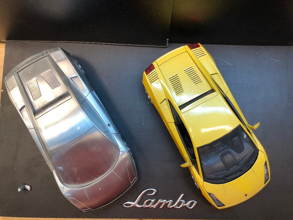 Tinnen Lamborghini Gallardo 1/18e, Ophalen