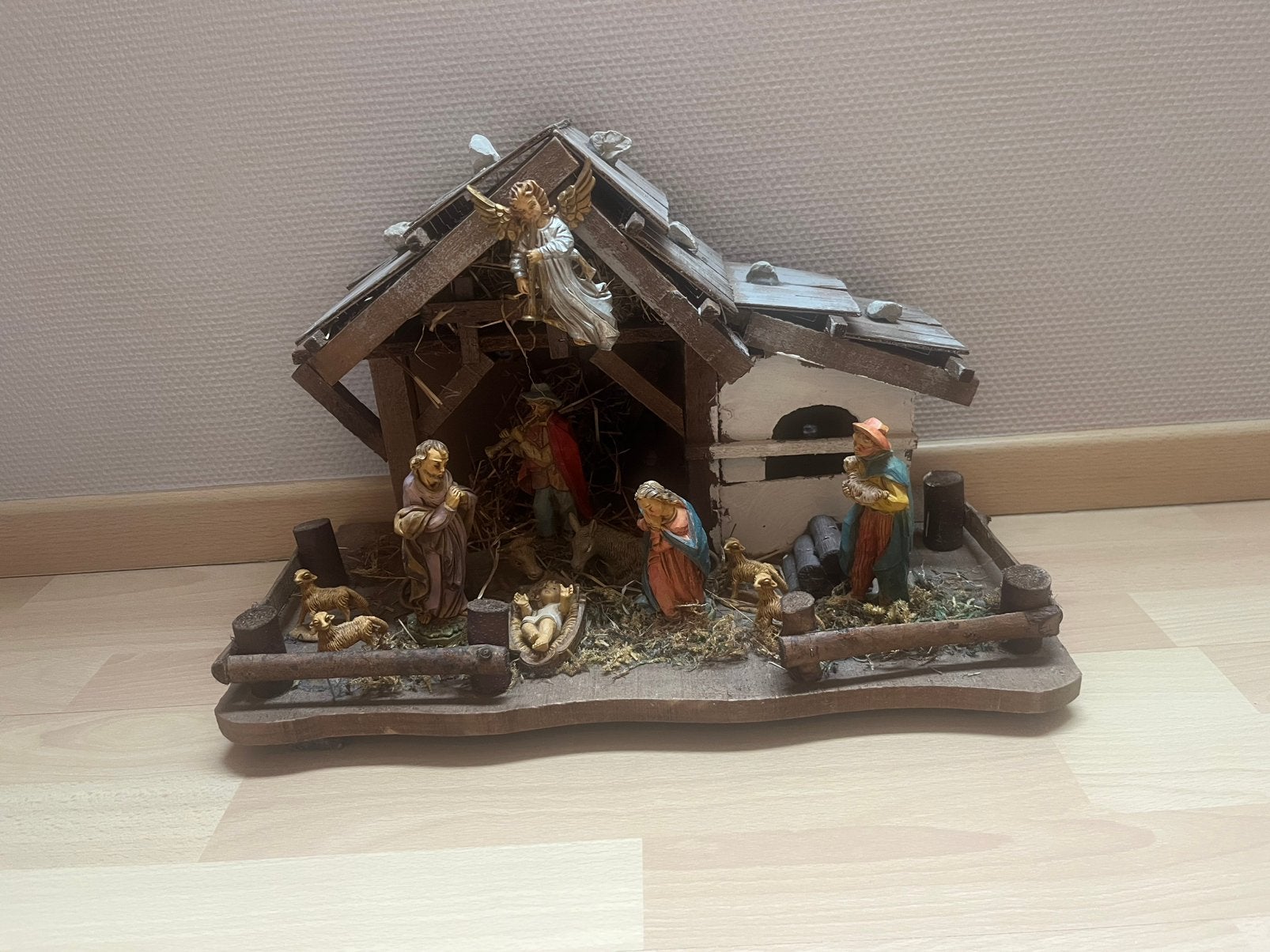 Kerststal, Ophalen, Gebruikt