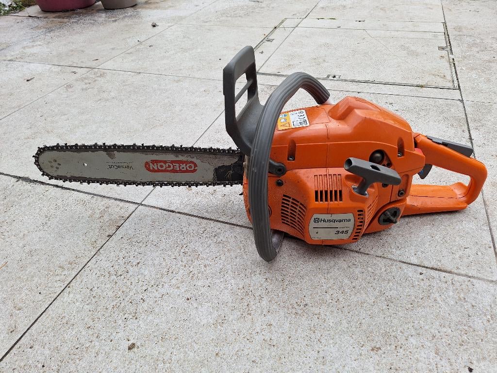 tronconneuse husqvarna 345, Jardin & Terrasse, Outils à main, Enlèvement, Utilisé, Husqvarna