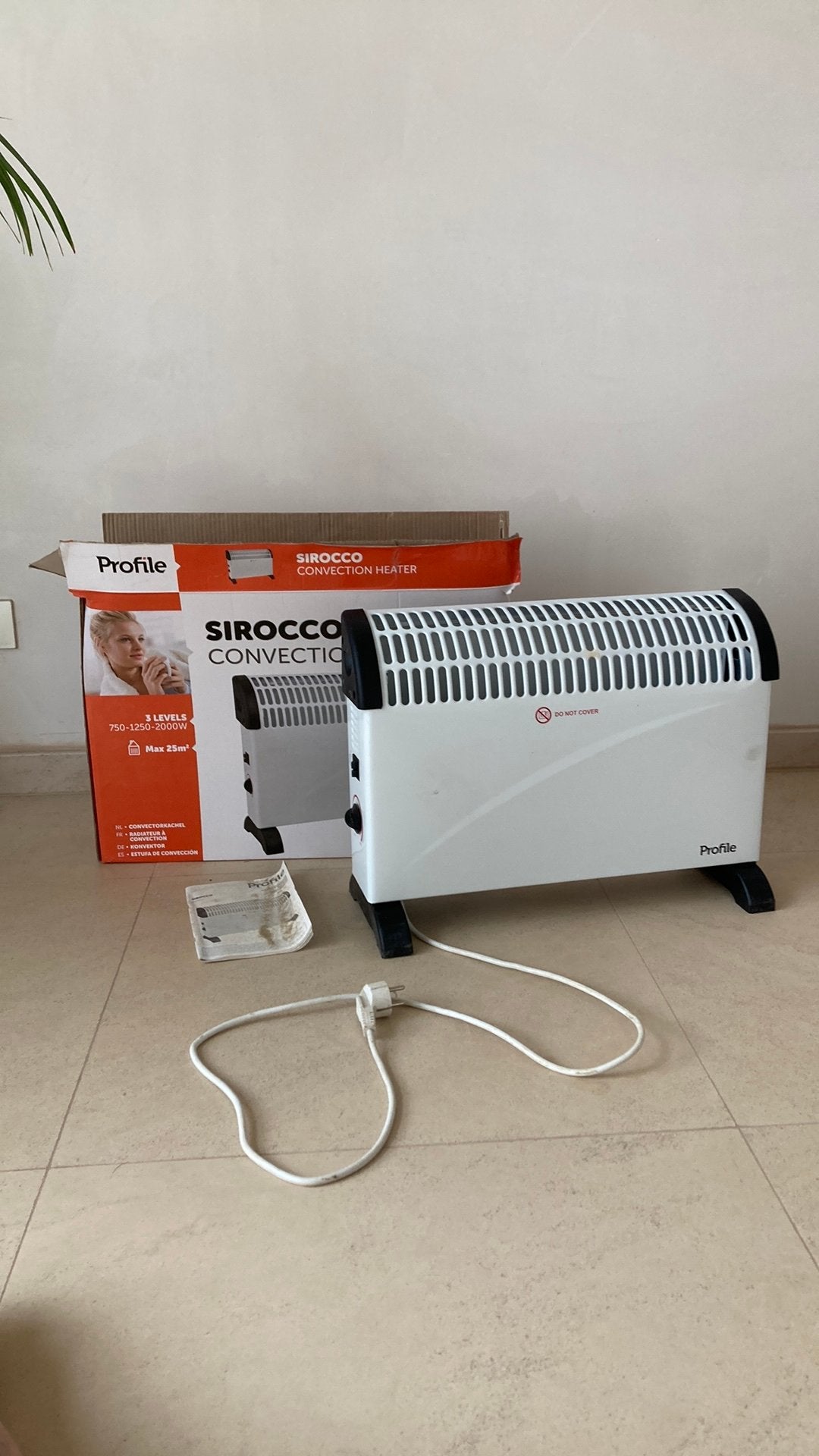 Elektrische verwarming 750-2000w, Doe-het-zelf en Bouw, Verwarming en Radiatoren, Ophalen, 30 tot 80 cm, Gebruikt, Radiator