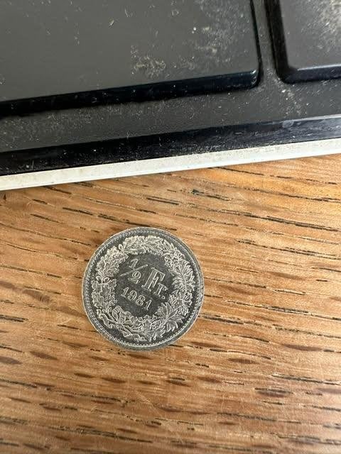 1/2 février 1981 Hevetia, Enlèvement ou Envoi, Autres pays, Monnaie en vrac