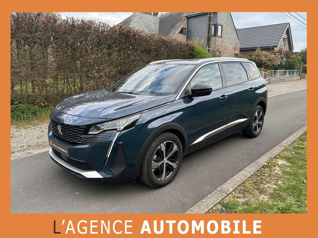 Peugeot 5008 1.5 BlueHDi - GARANTIE 12M - 4a (bj 2024), Auto's, Peugeot, Stof, Gebruikt, 4 cilinders, Blauw