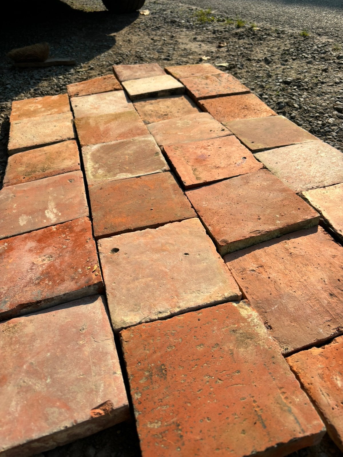 Antieke terracotta tegels. Voor info BELLEN 0474220705, Antiek en Kunst, Ophalen