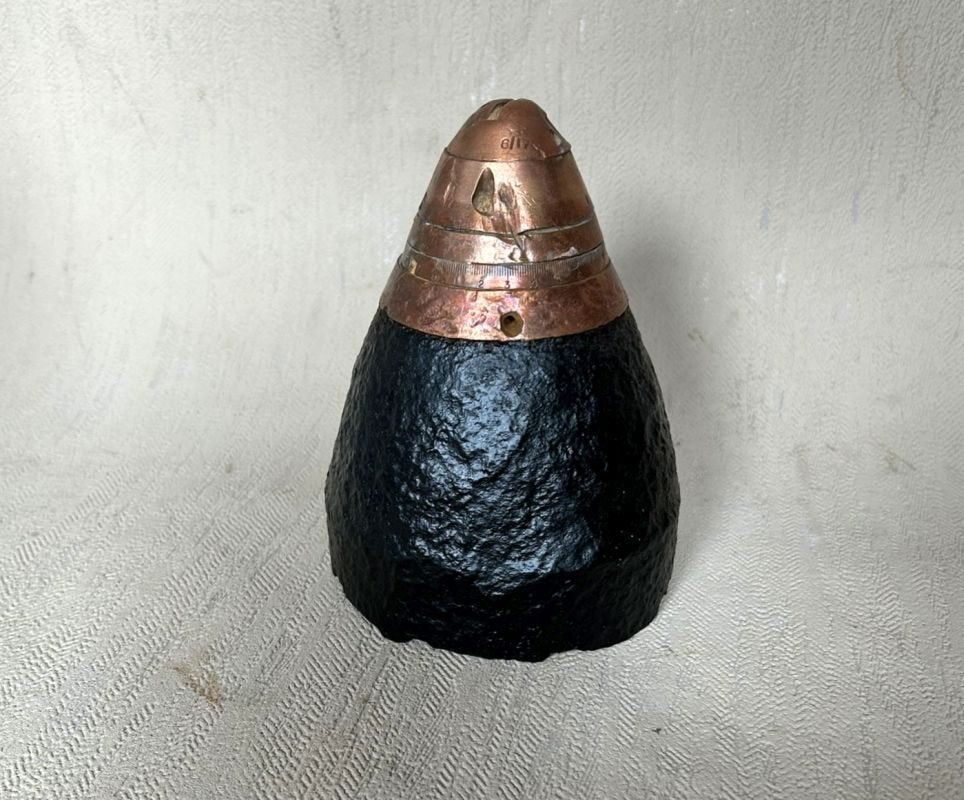 wo1 - Britse N 83 fuze, 6/17 timer voor 60 Pounder - LEEG, Ophalen of Verzenden, Landmacht, Hulzen of Bodemvondsten