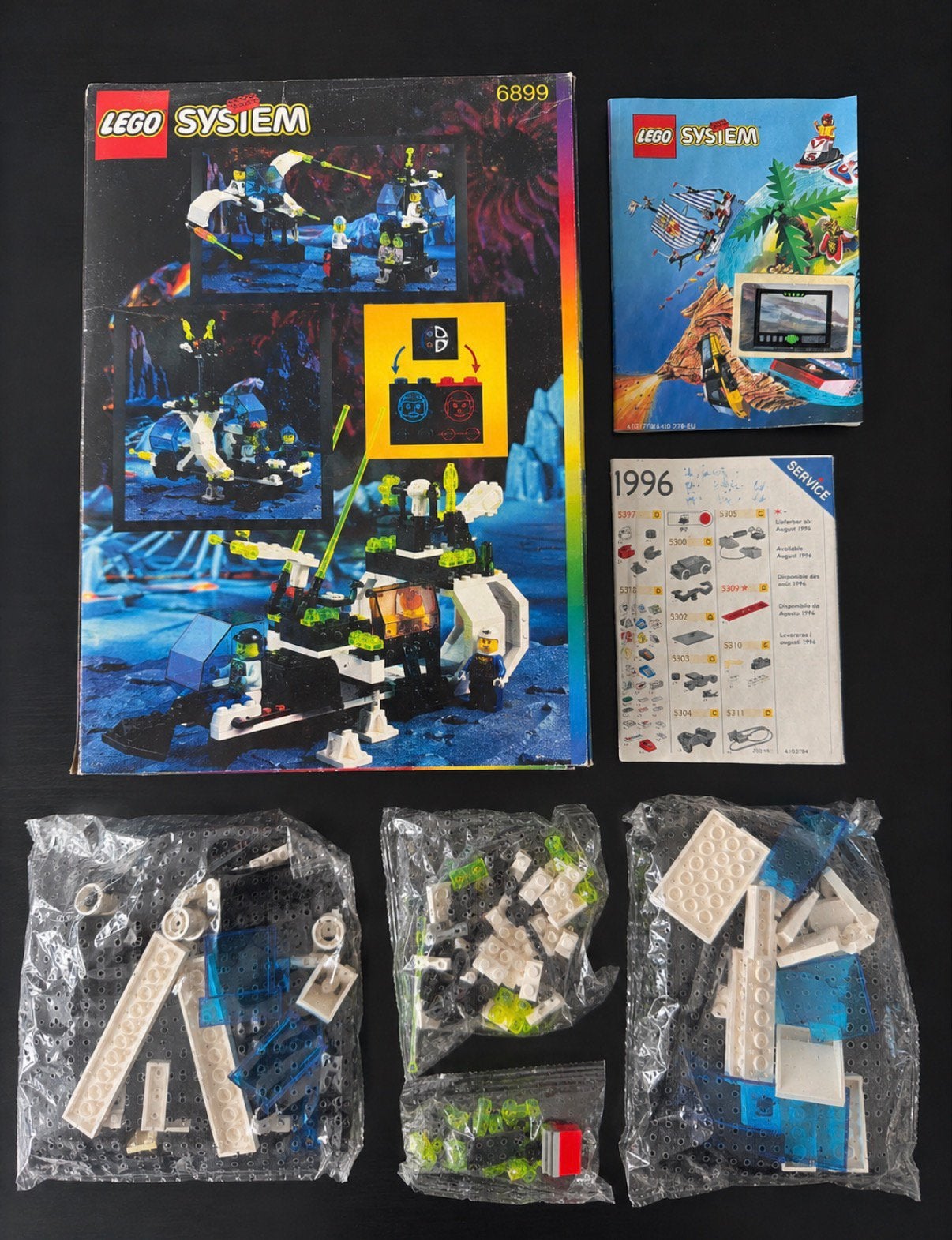 LEGO System 6899 Nebula Outpost 1996 – Sealed Zakjes, Ophalen, Zo goed als nieuw