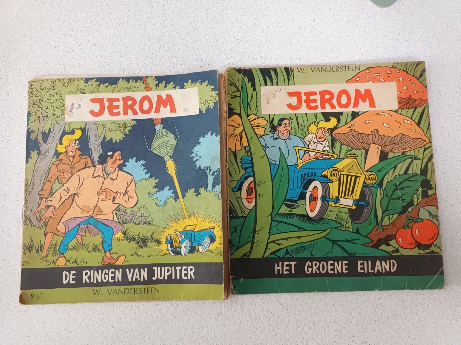 Strips Jerom, Boeken, Ophalen