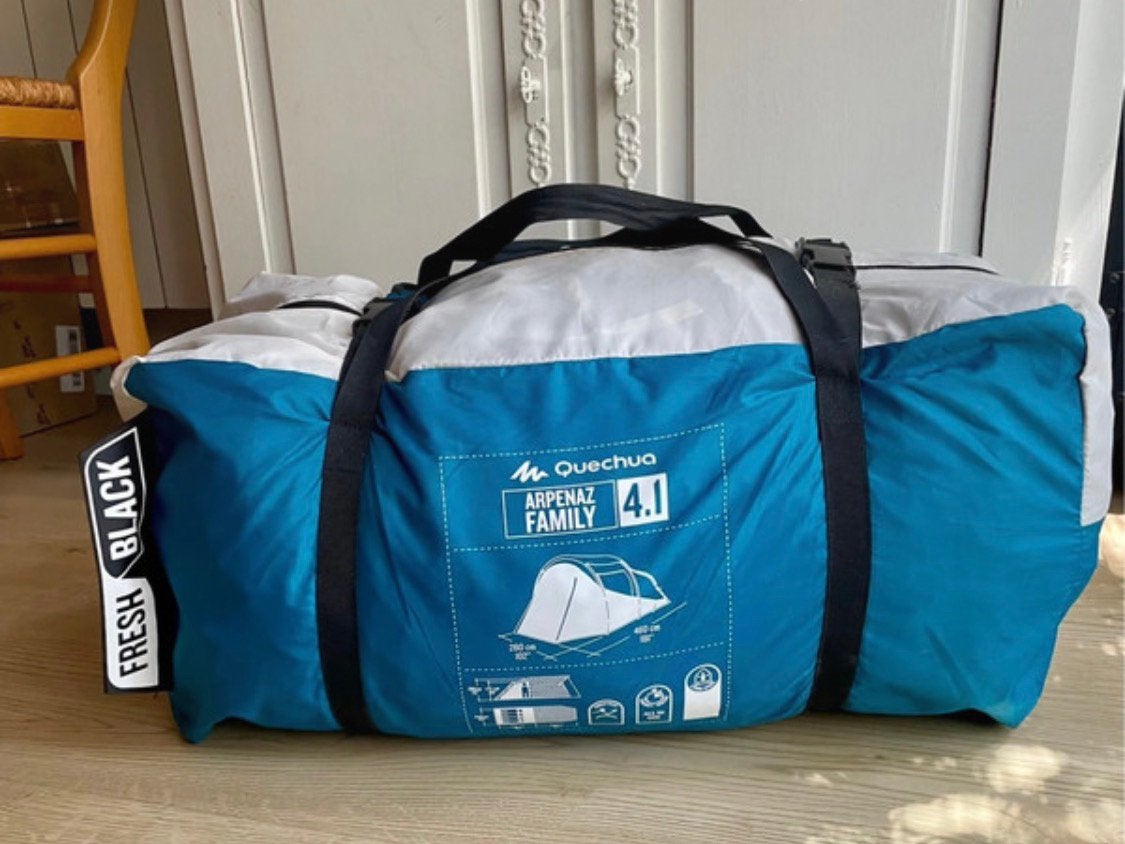 Arpenaz 4.1 Fresh&Black tent, Ophalen of Verzenden, Gebruikt, Tot en met 4