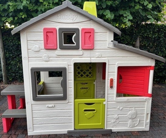 speelhuisje smoby friends, Kinderen en Baby's, Speelgoed | Buiten | Speelhuisjes, Ophalen, Gebruikt, Kunststof