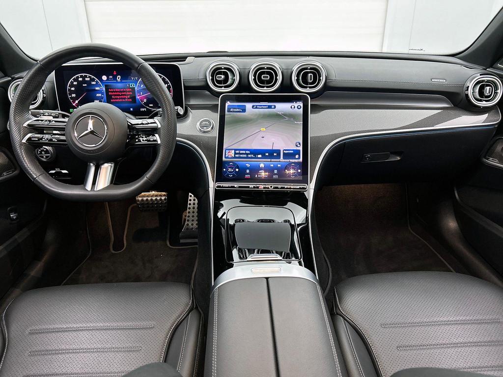 Mercedes-Benz C-Klasse 180 Break AMG Line Night Pack | Panor, Automaat, Zwart, 4 cilinders, Zwart